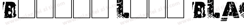 Border Line BLACK字体转换